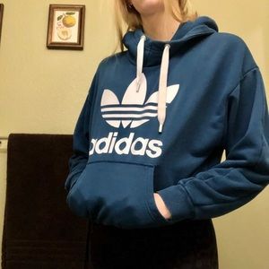 Cowl neck adidas hoodie